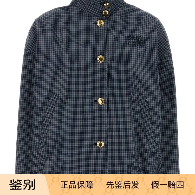 Miu Miu Women's Jacket in Blue