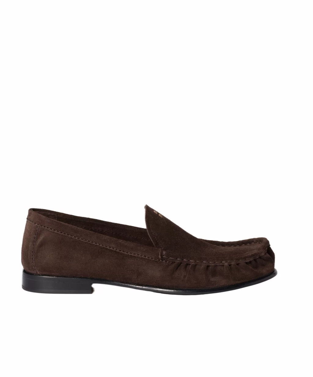 Miu Miu Women's Loafers in Dark Brown