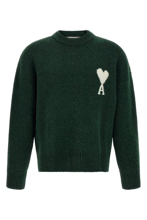 Ami Alexandre Mattiussi Ami Paris Adc Sweater in Green