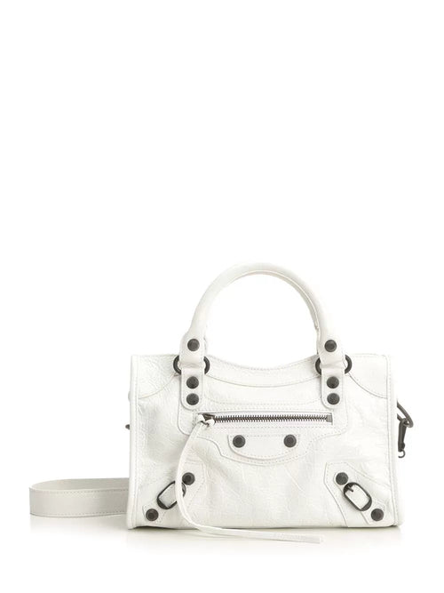 Balenciaga Women's Le City Mini Bag in White