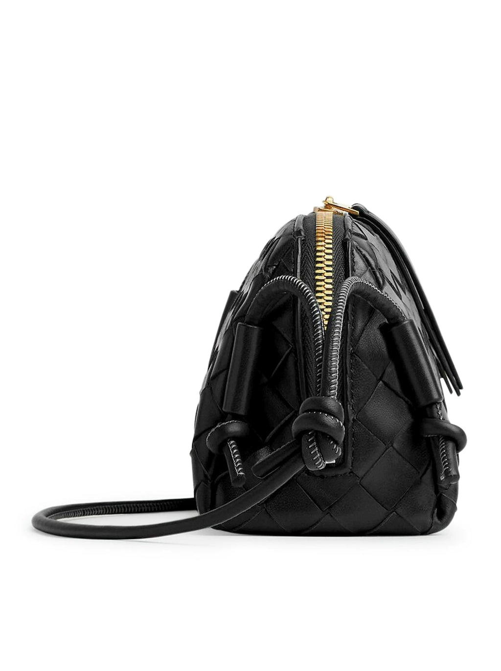 Bottega Veneta Women's Concert Mini Shoulder Bag in Black