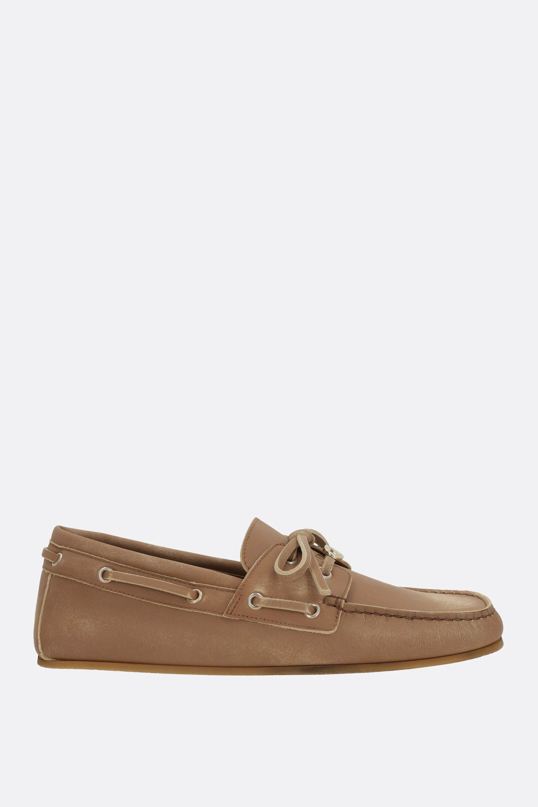 Gucci Women's GG Logo Loafers in Beige