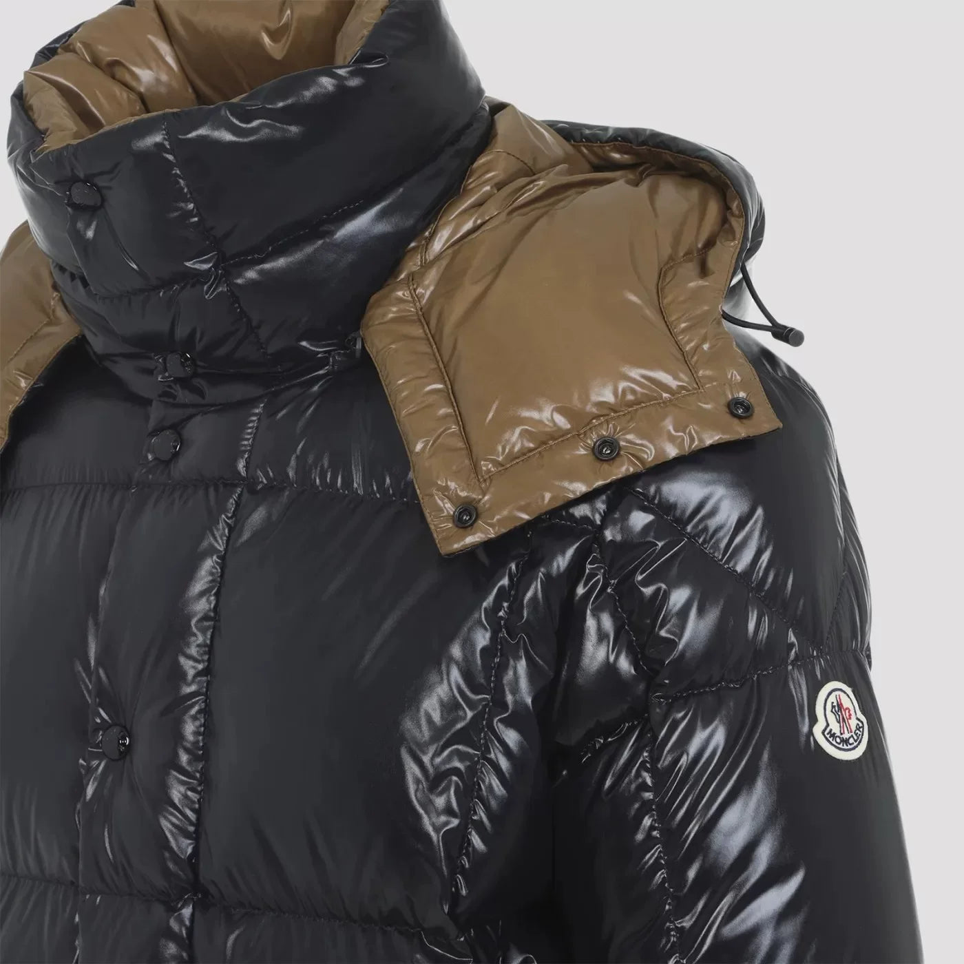 MONCLER Men's Parana Hooded Down Coat in Black