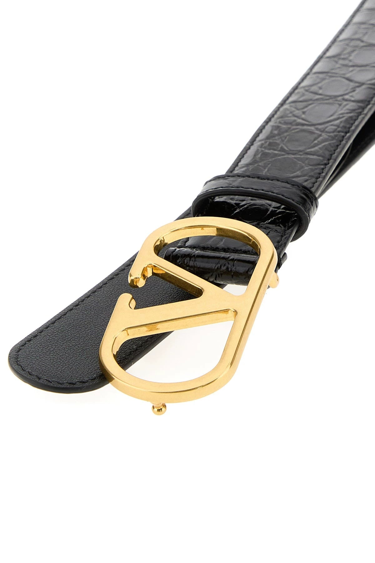 Bottega Veneta Men's Valentinio Cm Belt in Black