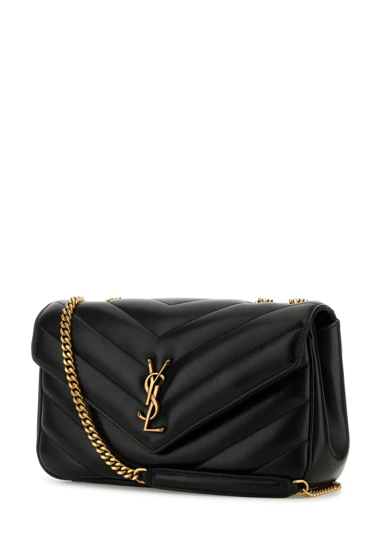 Saint Laurent YSL Loulou Medium Bag in Black