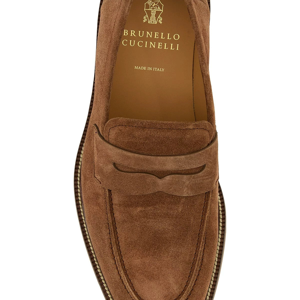 Brunello Cucinelli Men's Loafers in Brown