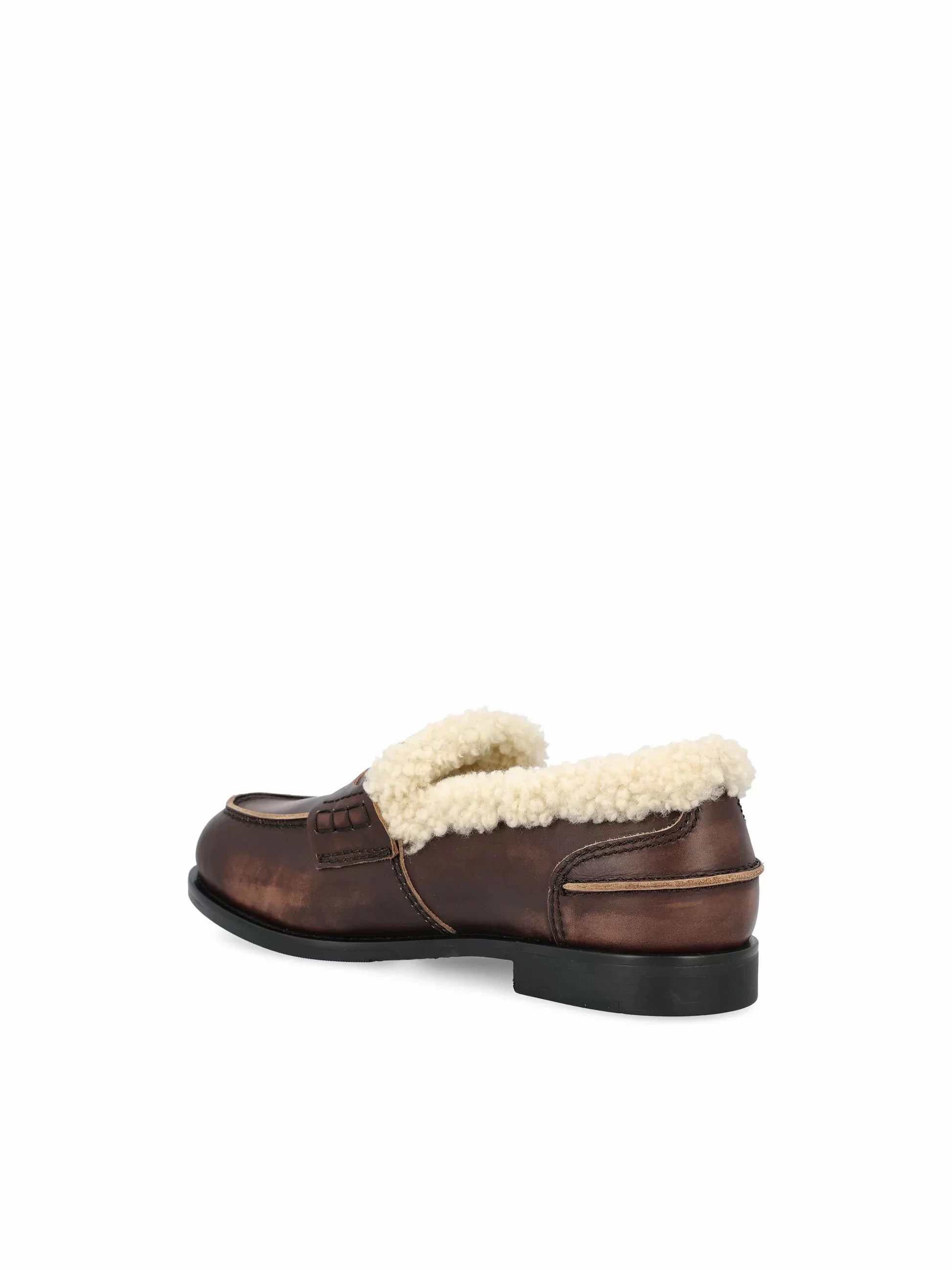 Miu Miu Women's Loafers in Dark Brown