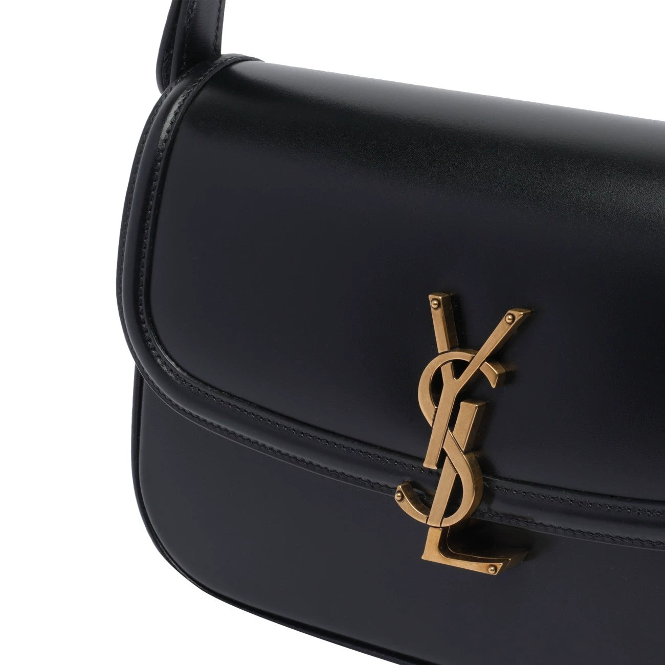 Saint Laurent Women's YSL Solferino Medium Bag in Black