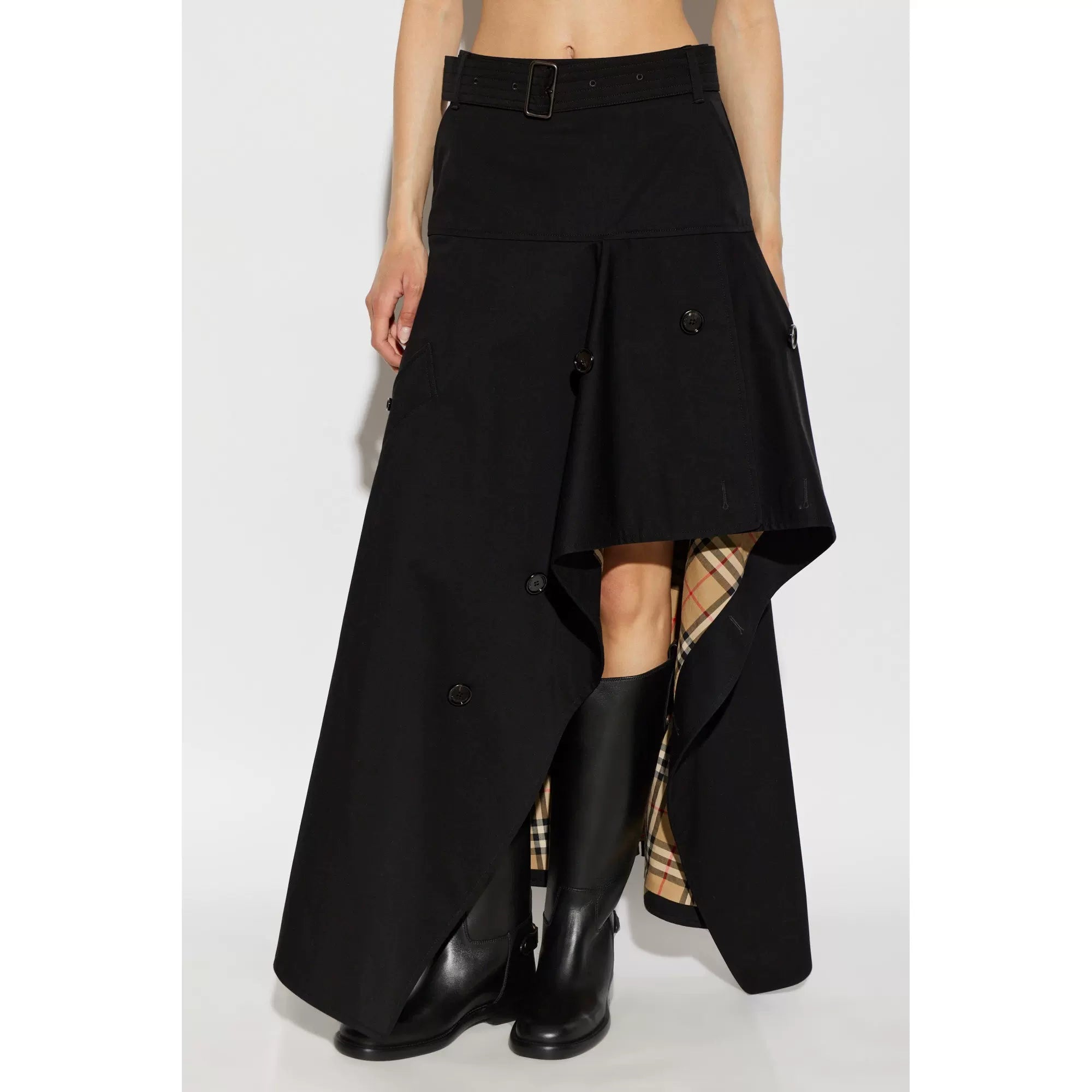 Burberry Trench Skirt in Black