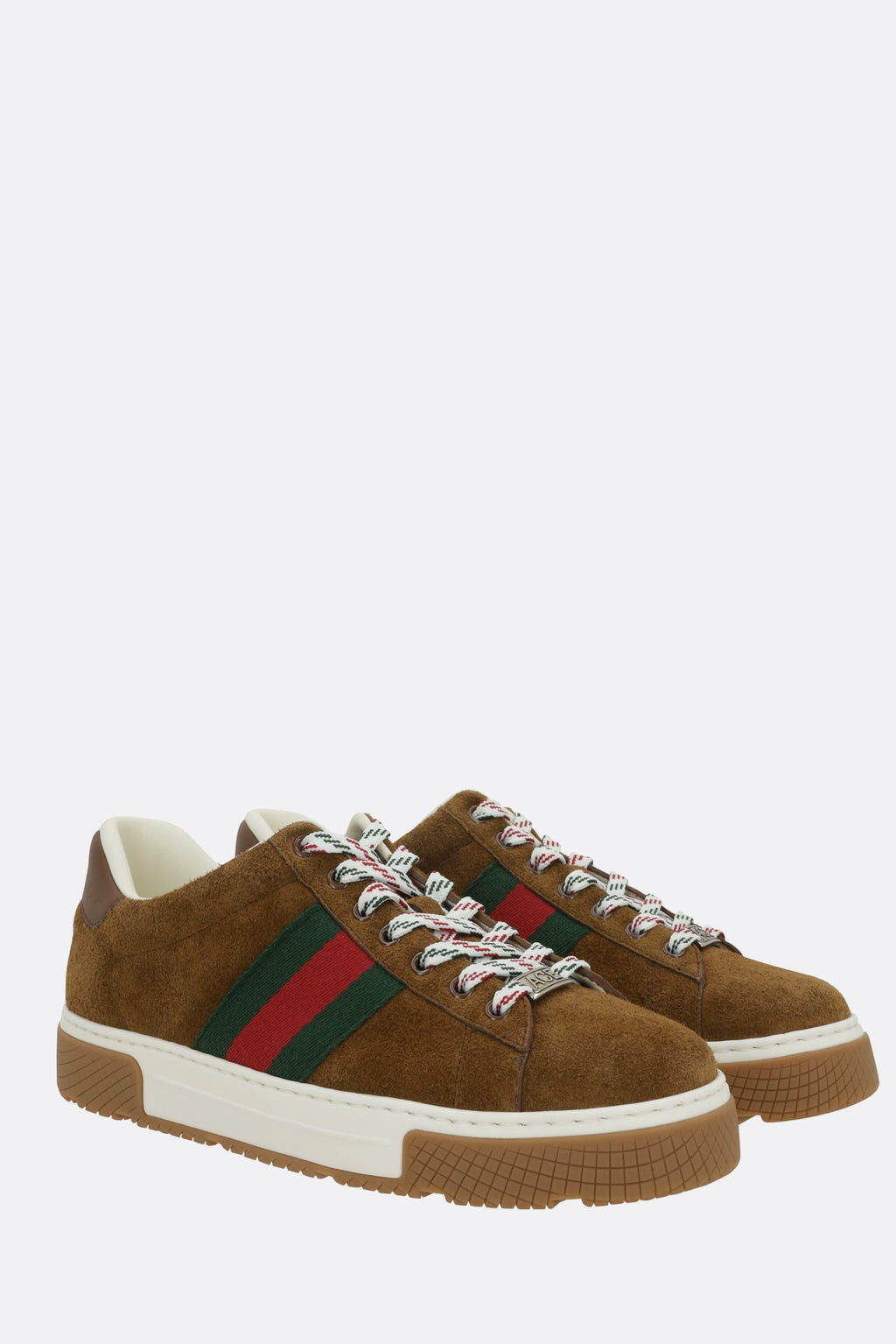 Gucci Men's Ace Sneakers in Brown