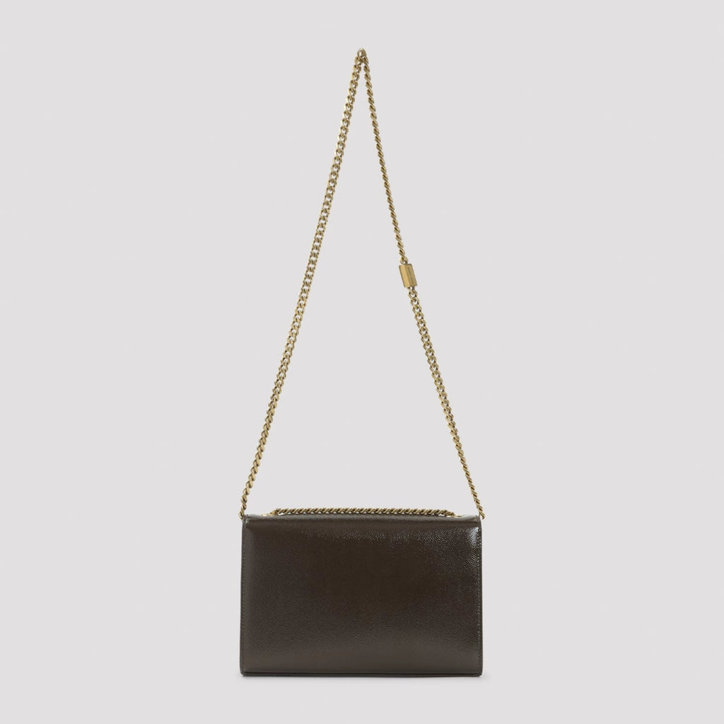 Saint Laurent YSL Kate Small Shoulder Bag in Khaki