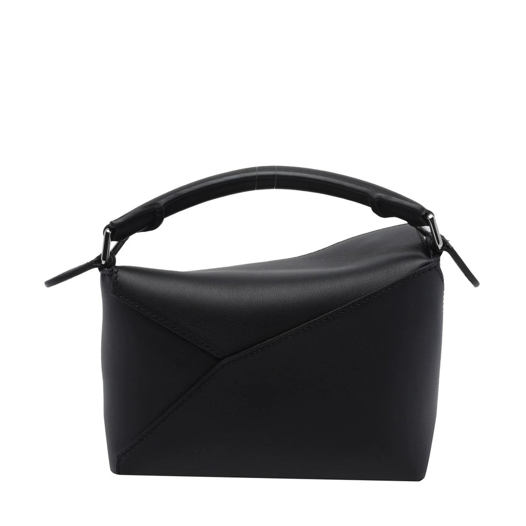 Loewe Women's Puzzle Mini Shoulder Bag in Black