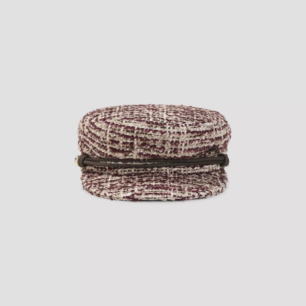 Maison Michel New Abby Hat in Burgundy