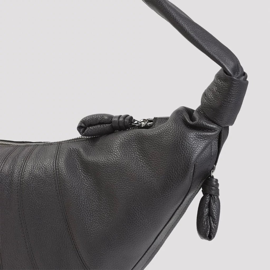 LEMAIRE Unisex Large Croissant Crossbody Bag in Dark Chocolate