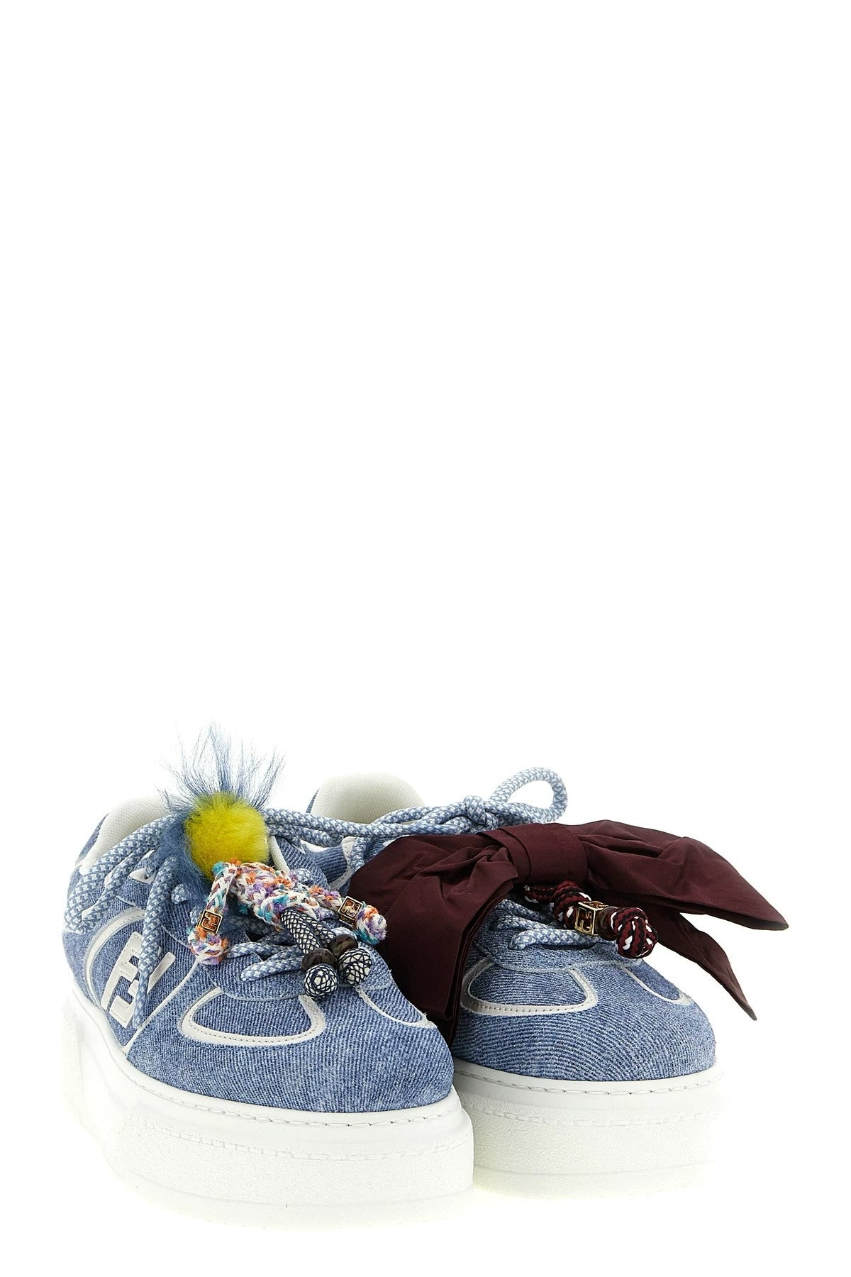 Fendi Women's Match Sneakers in Blue