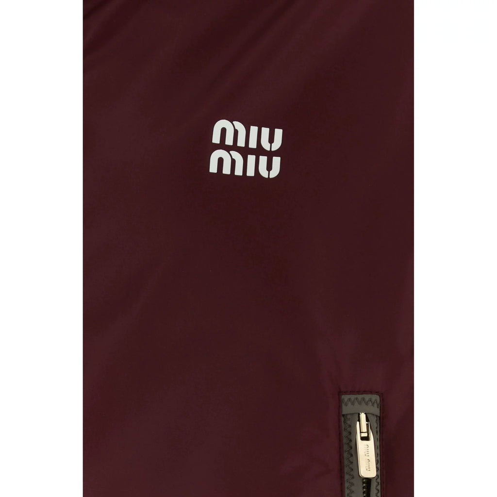 Miu Miu Women's Jacket in Burgundy