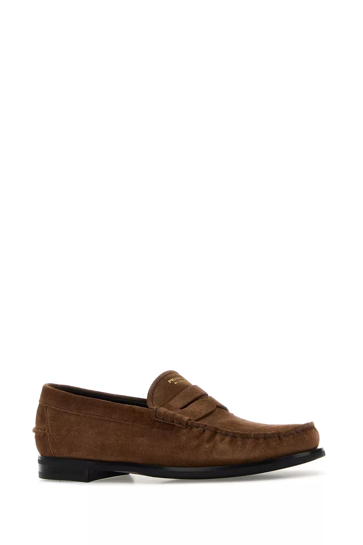 Prada Men's Loafers in Dark Brown