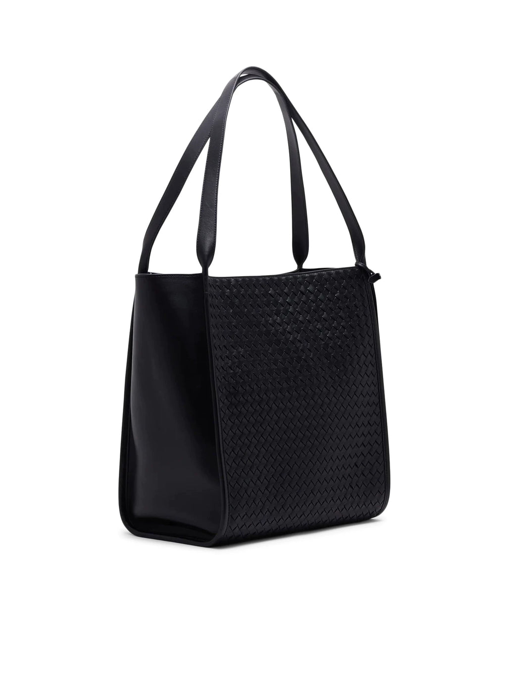 Bottega Veneta Men's Corriere Handbag in Black