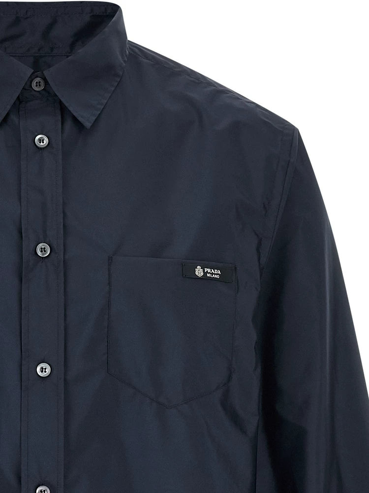 Prada Men's Shirt in Blue
