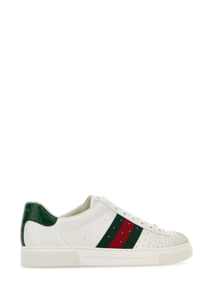 Gucci Men's Ace Sneakers in White