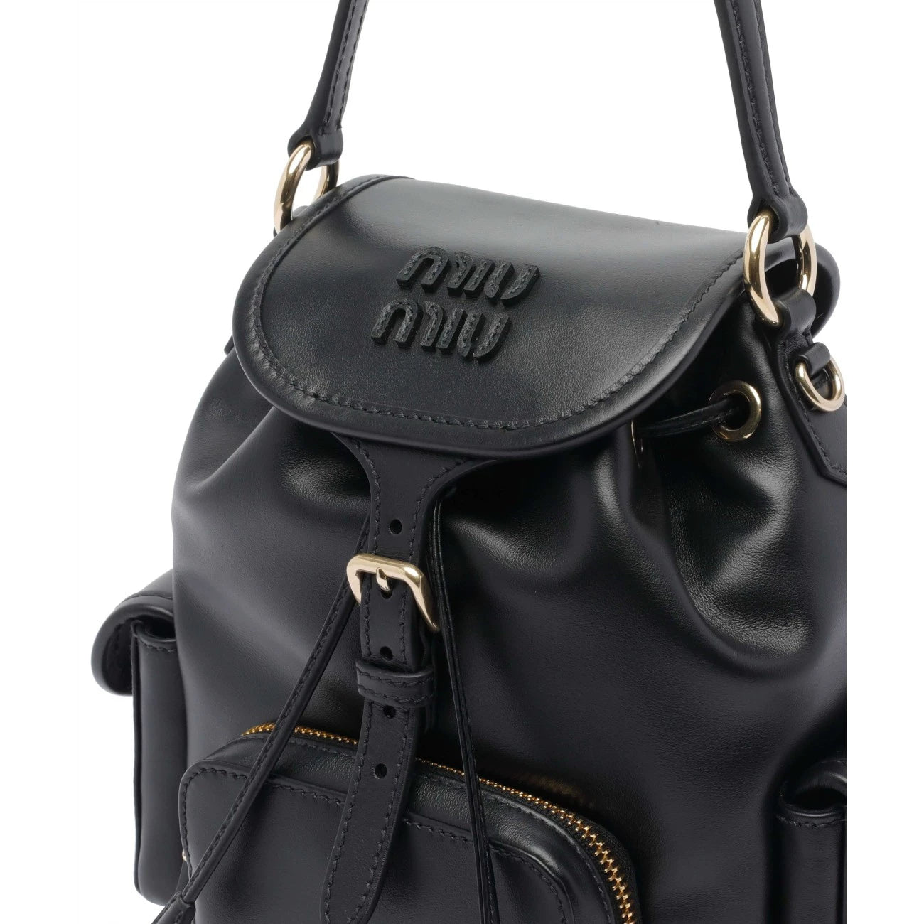 Miu Miu Women's Mini Backpack in Black
