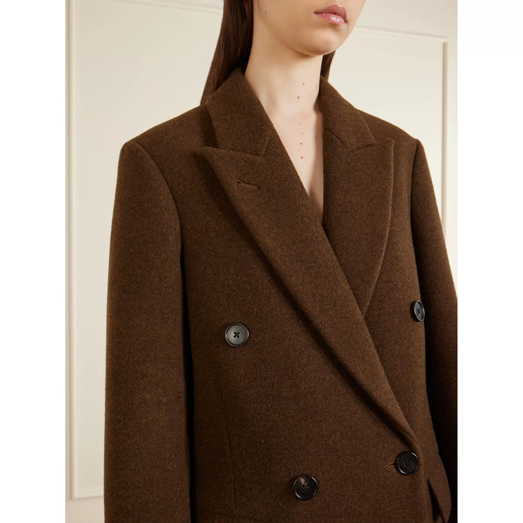 The Row Women's Bamira Coat in Brown