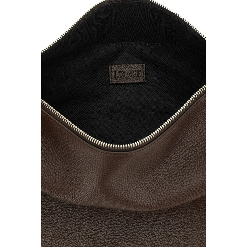 Loewe Men's Loop Hobo Bag in Black