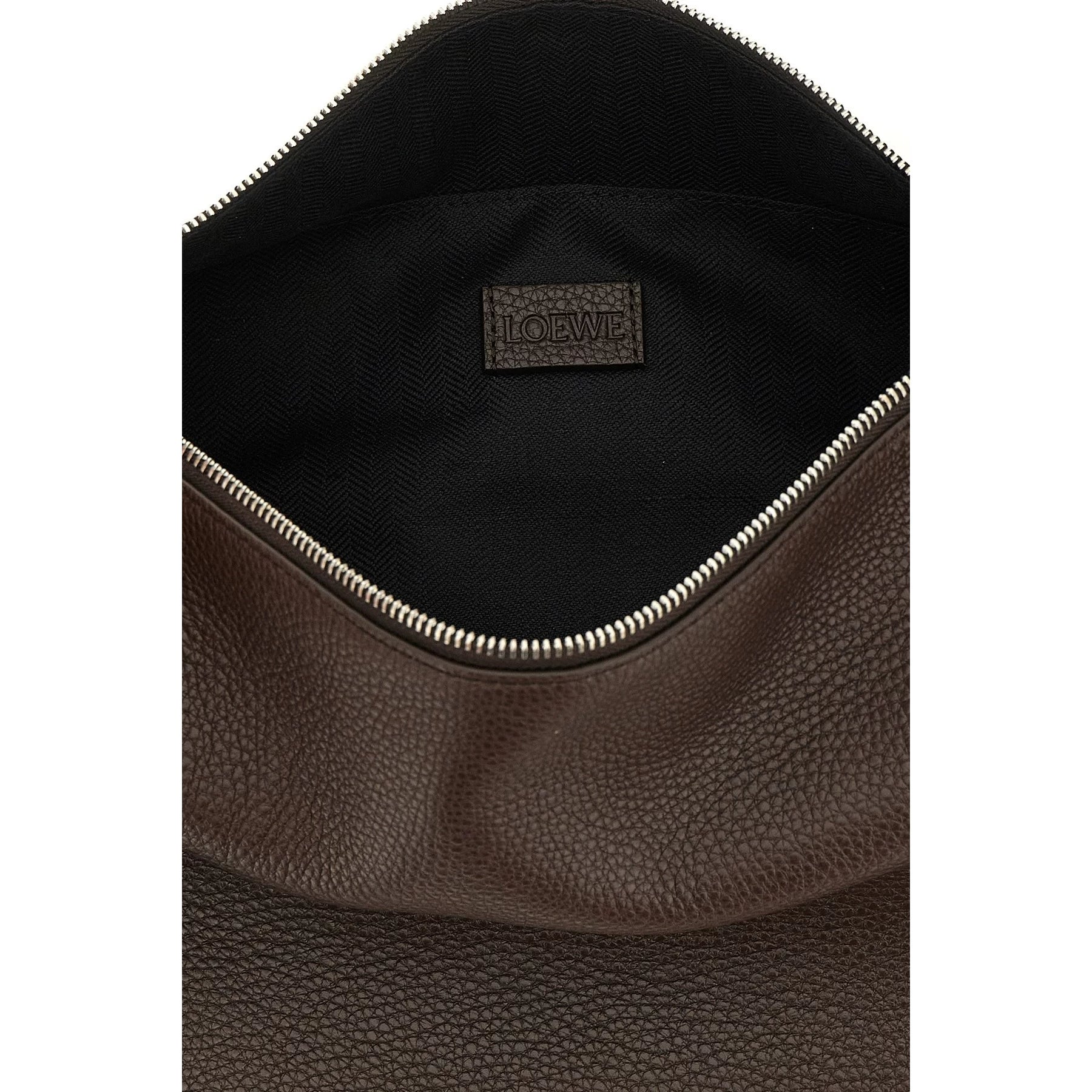 Loewe Men's Loop Hobo Bag in Black