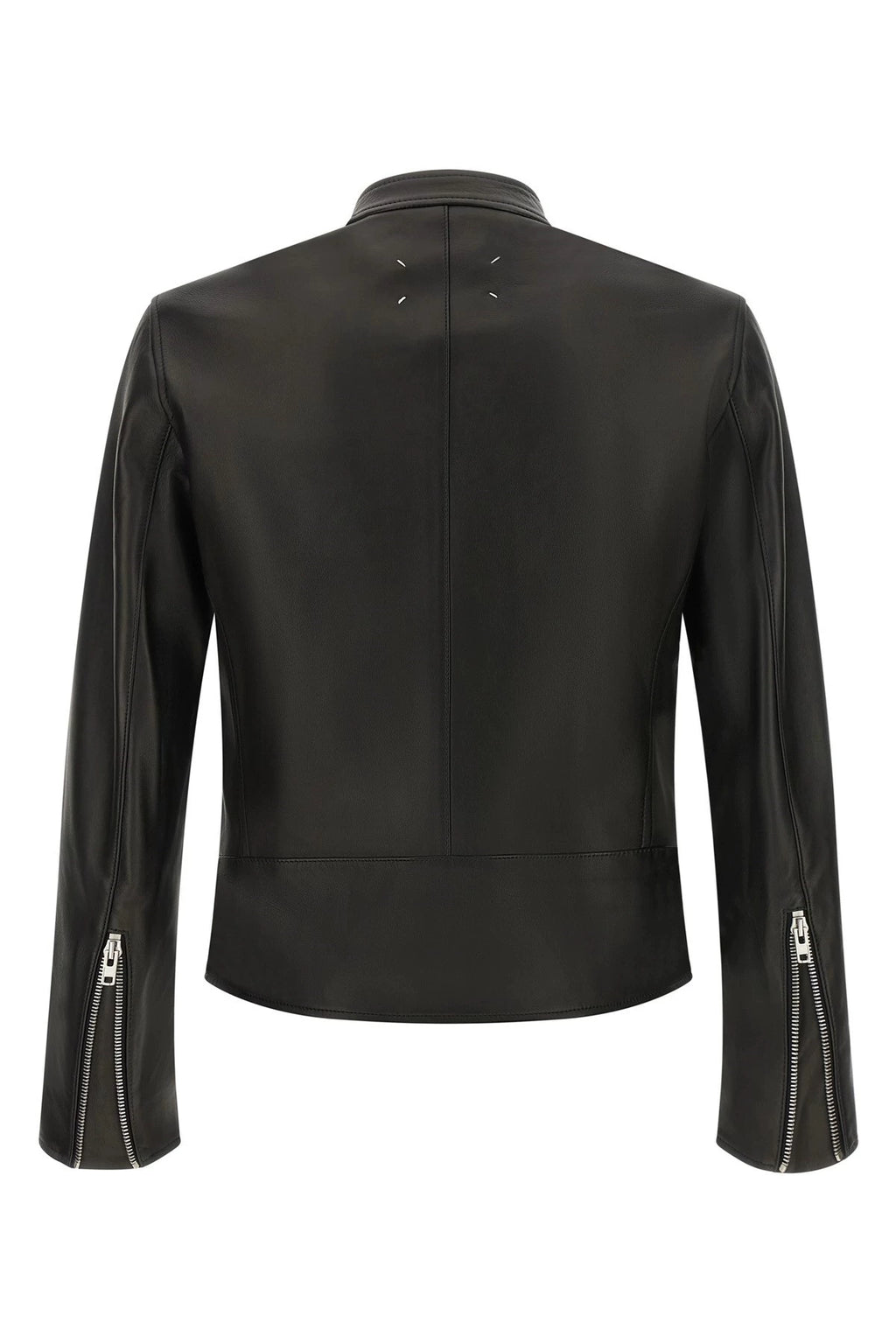 Maison Margiela Men's Leather Jacket in Black