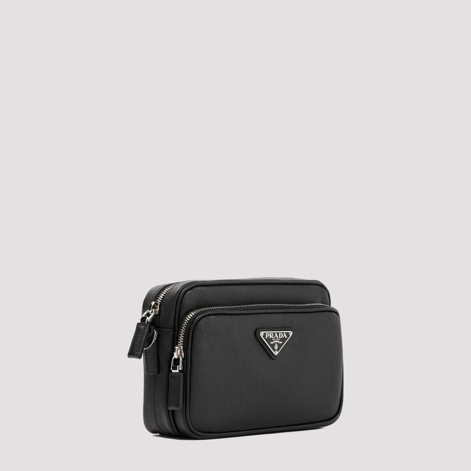 Prada Men's Small Crossbody Bag in Black