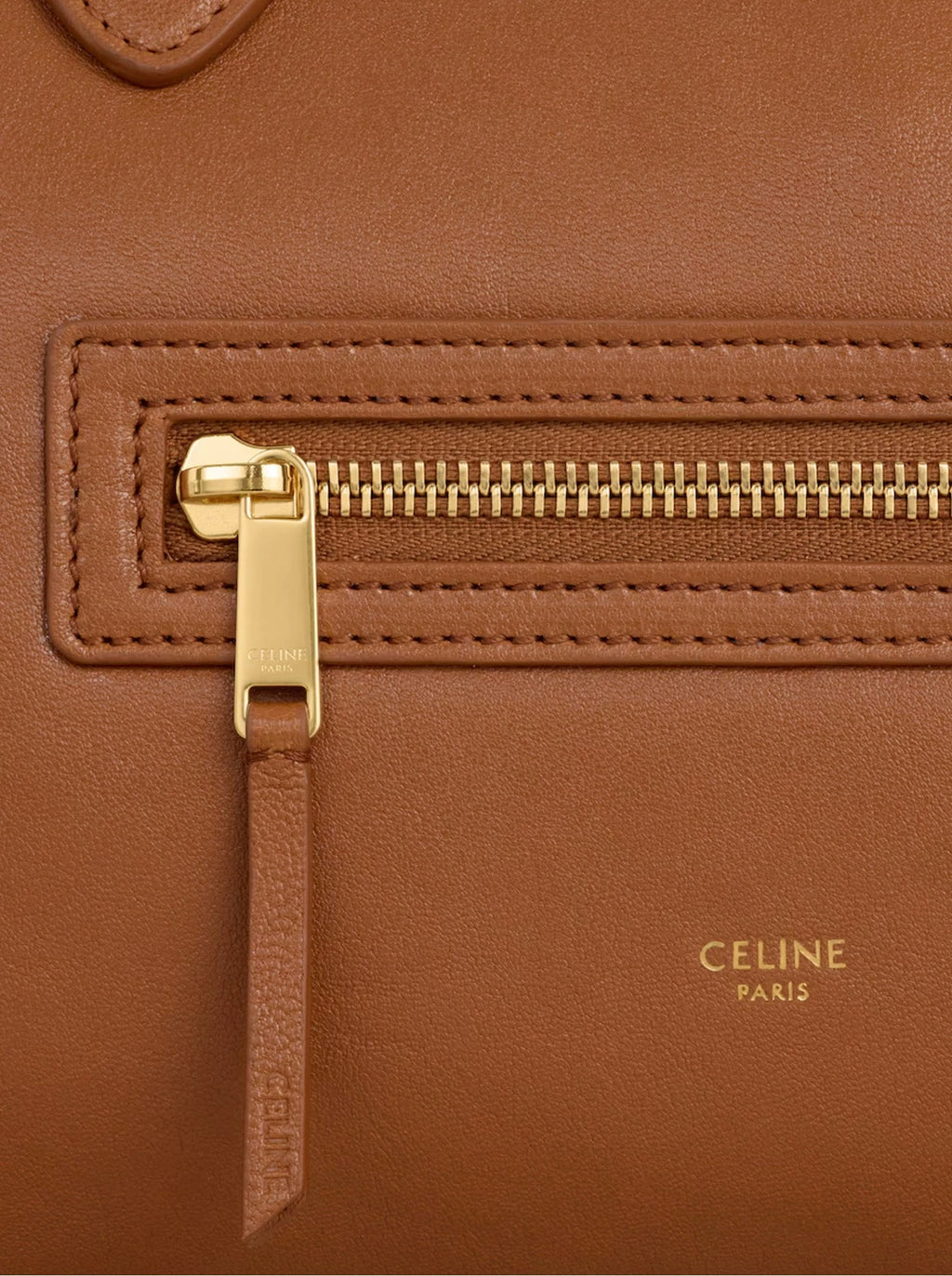 Celine Women's Luggage Handbag in Brown