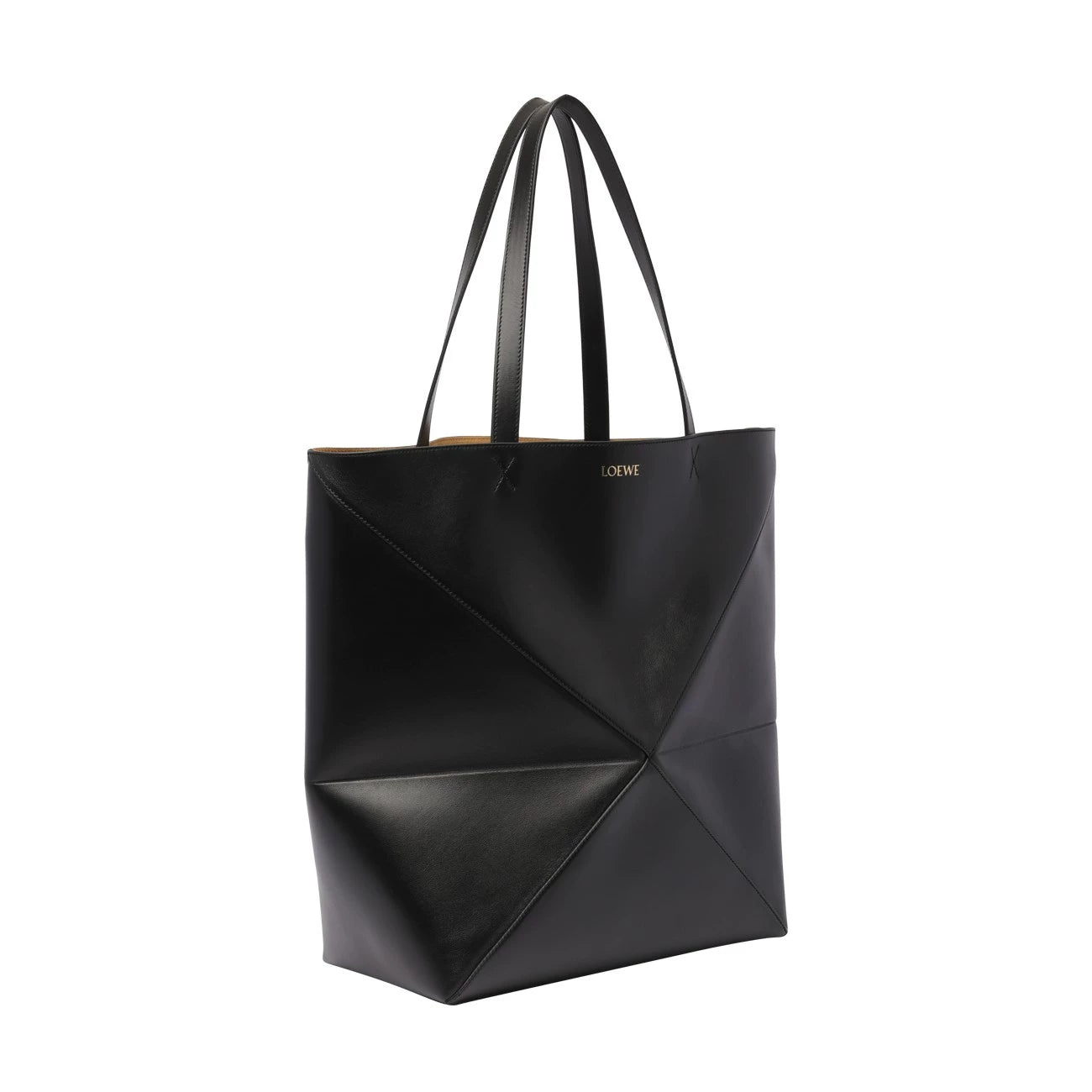Loewe Men's Puzzle Fold Tote Large Bag in Black
