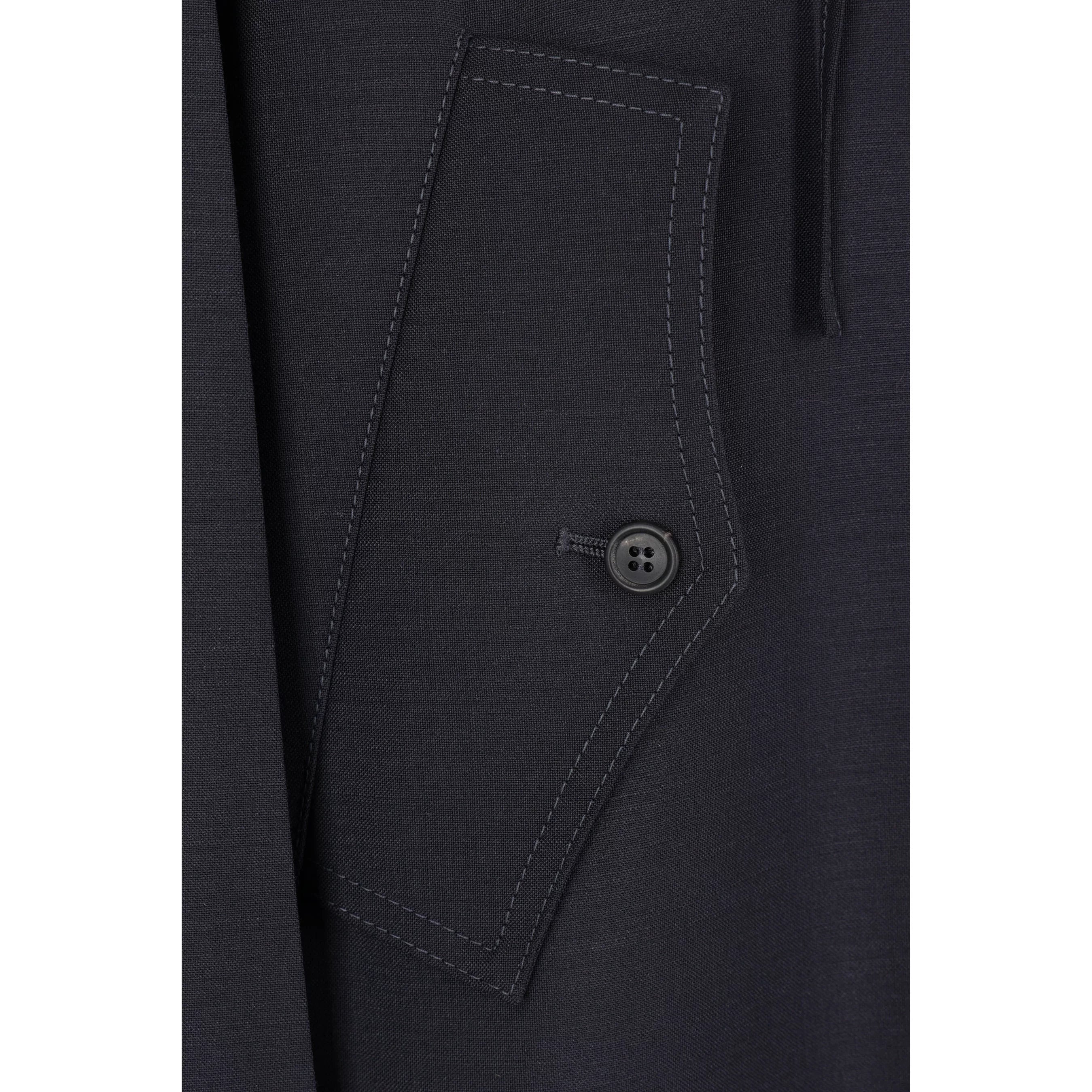 Prada Women's Trench Coat in Blue