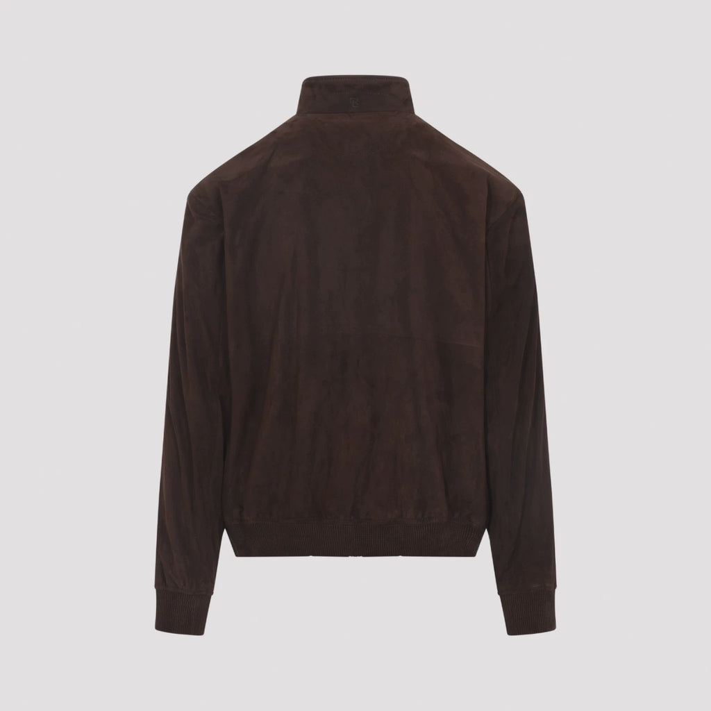 Ralph Lauren Men's Ralph Lauren Purple Label Leather Jacket in Brown
