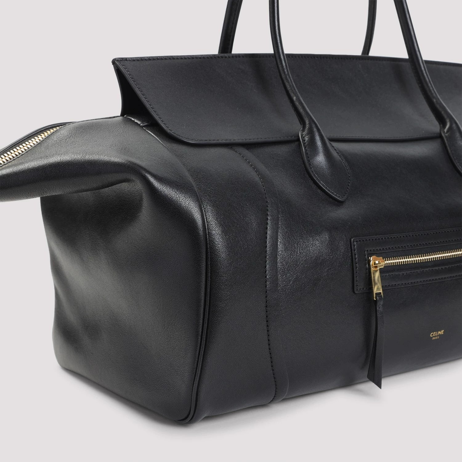 Celine Women's New Luggage Large Handbag in Black