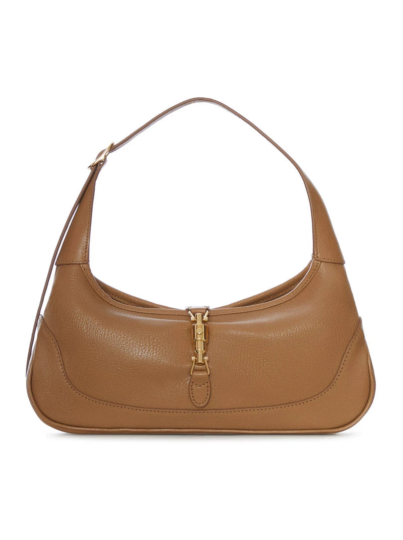 Gucci Women's Jackie Slim Medium Shoulder Bag in Light Brown