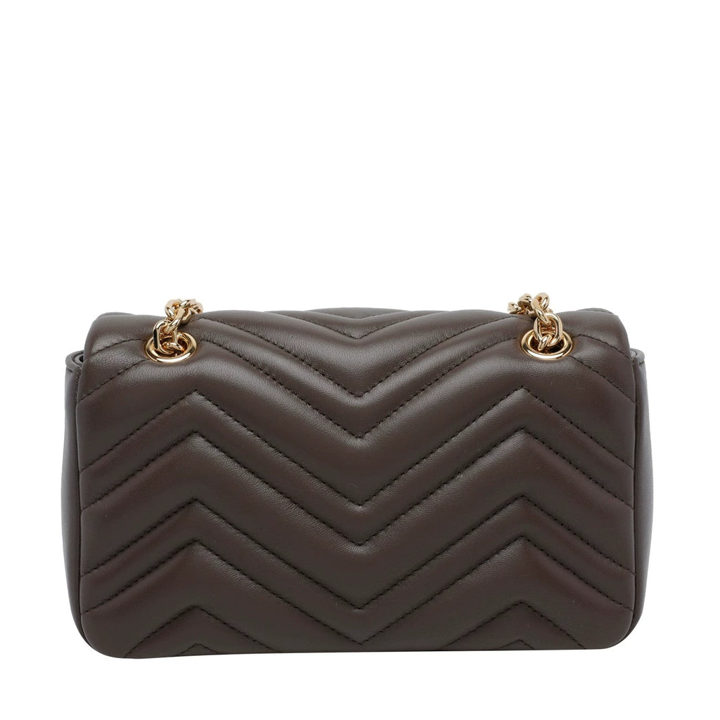 Gucci Women's Gg Marmont Small Bag in Brown