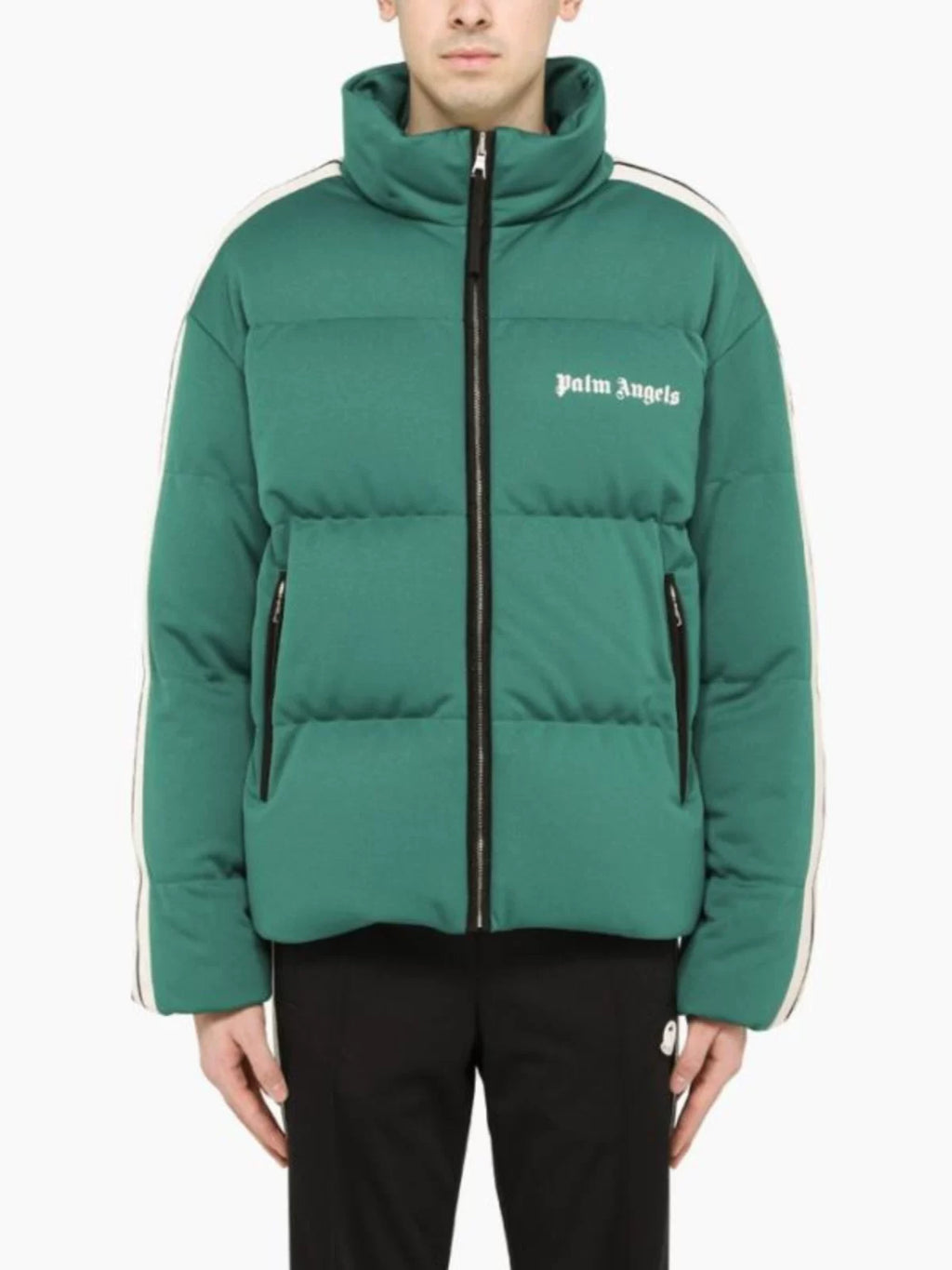 Moncler Men's Palm Angels Rodman Down Jacket in Green