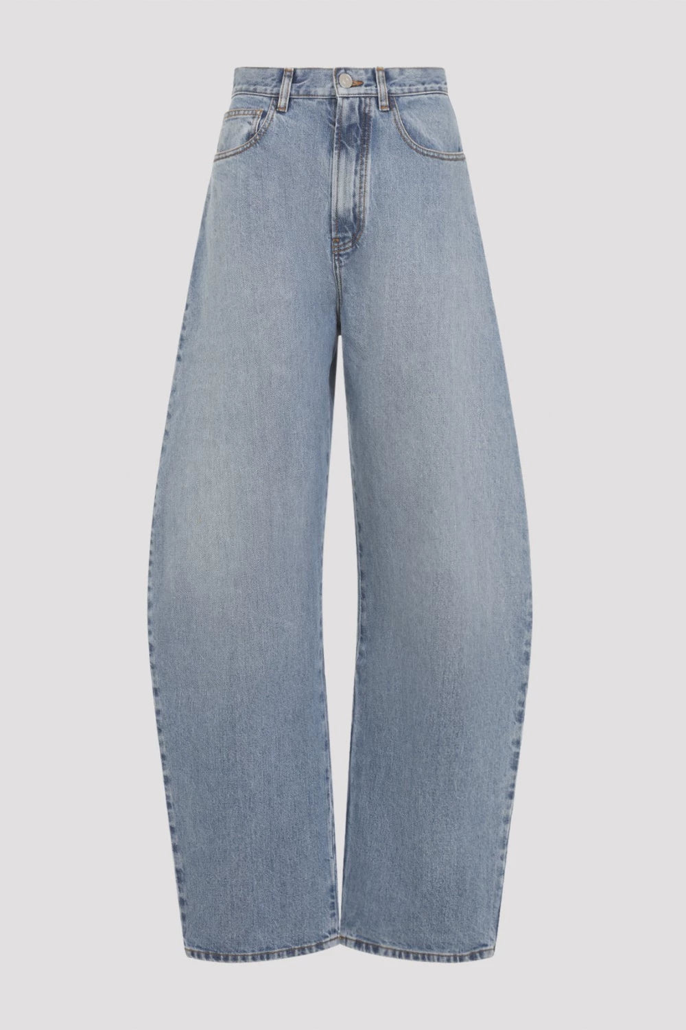 Alaia Women's Round Jeans in Blue