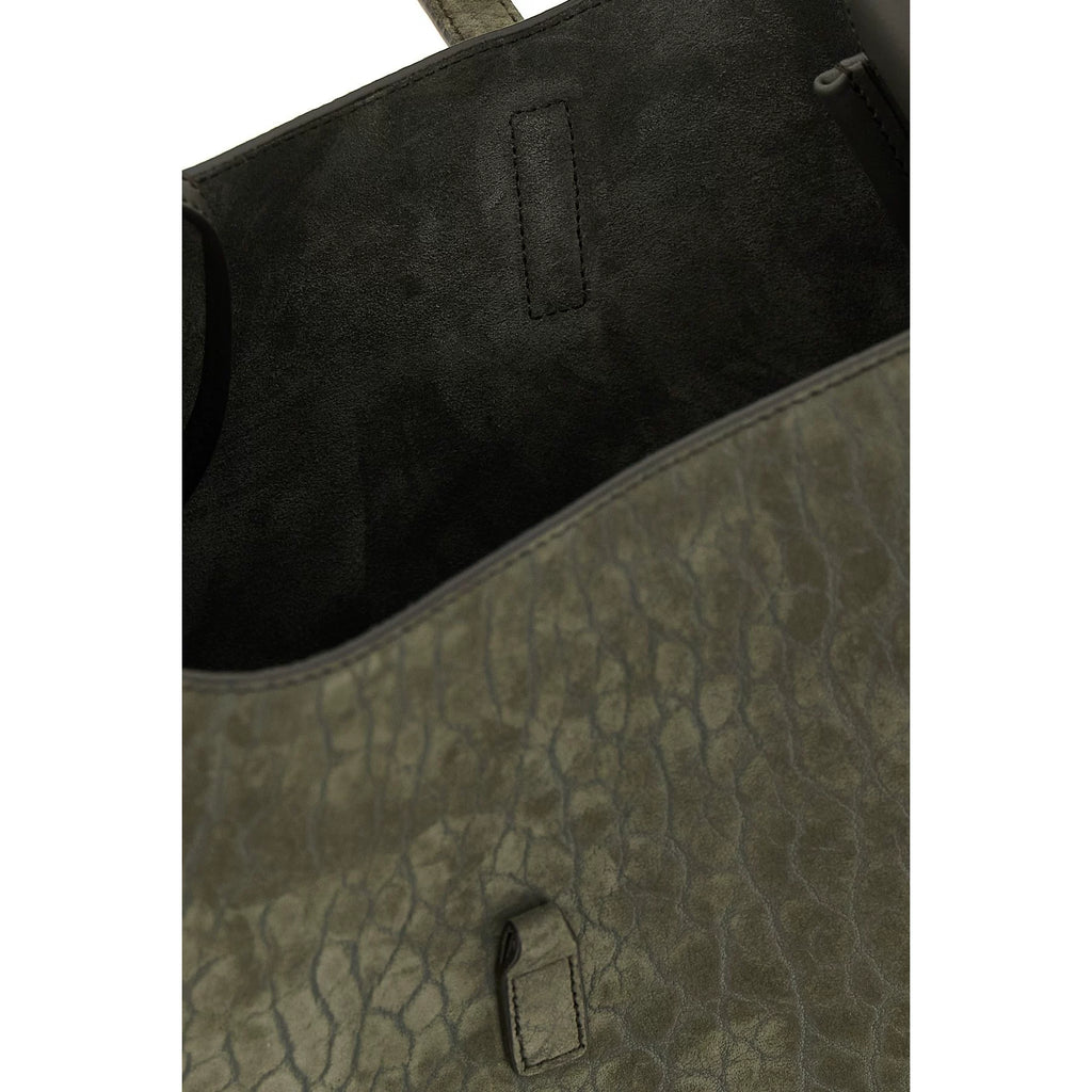 Saint Laurent YSL Le 5a7 Small Bag in Grey