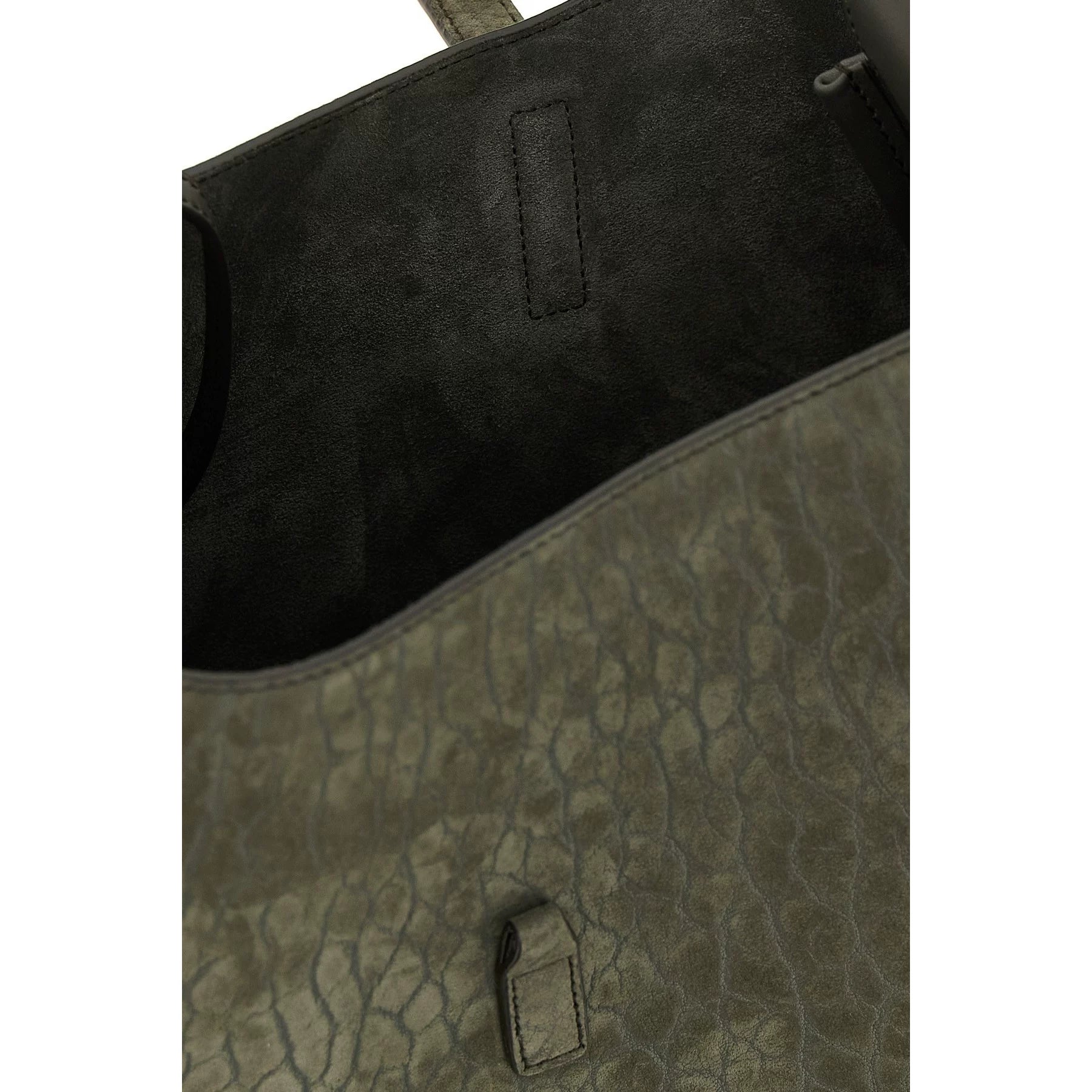 Saint Laurent YSL Le 5a7 Small Bag in Grey