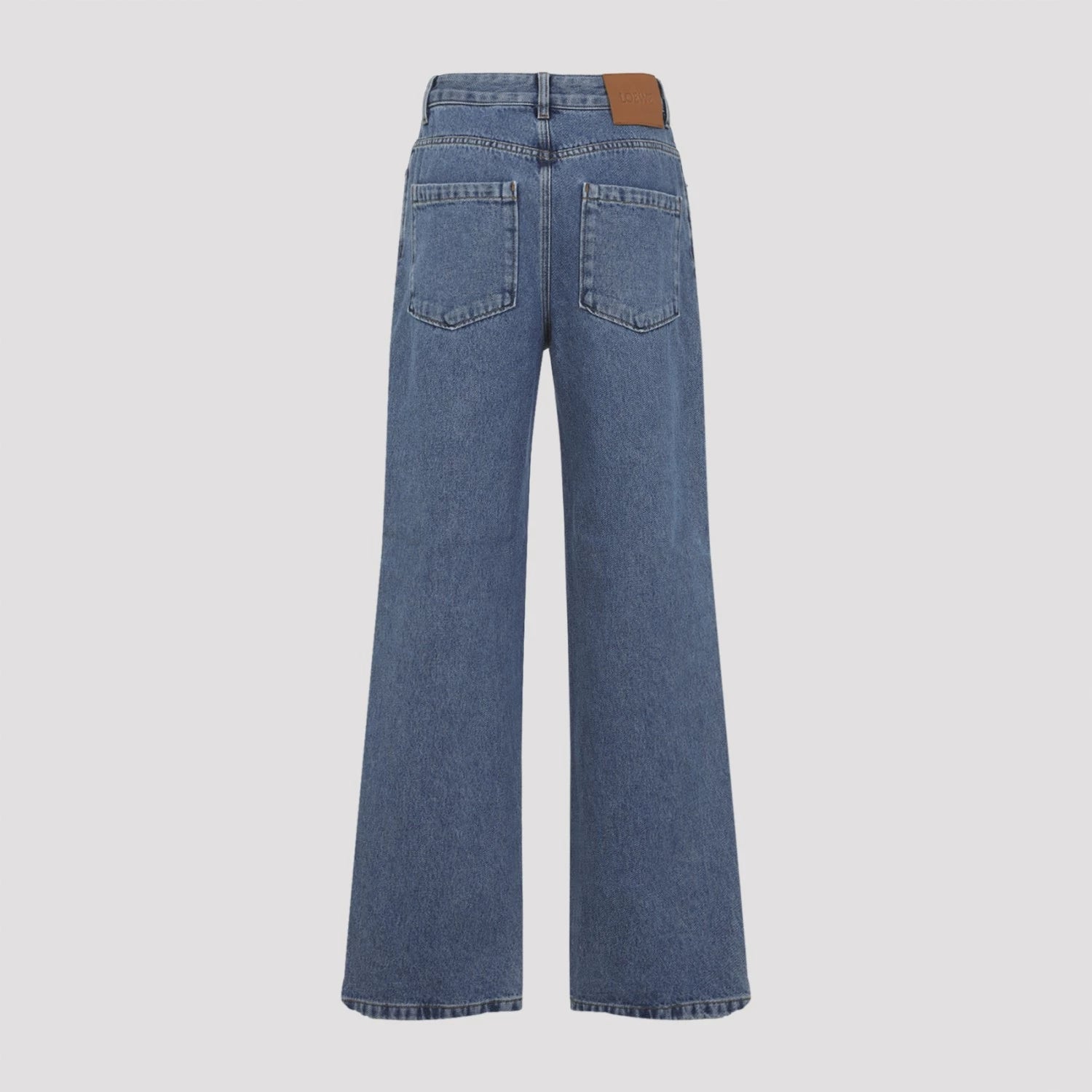 Loewe Women's Anagram Jeans in Blue