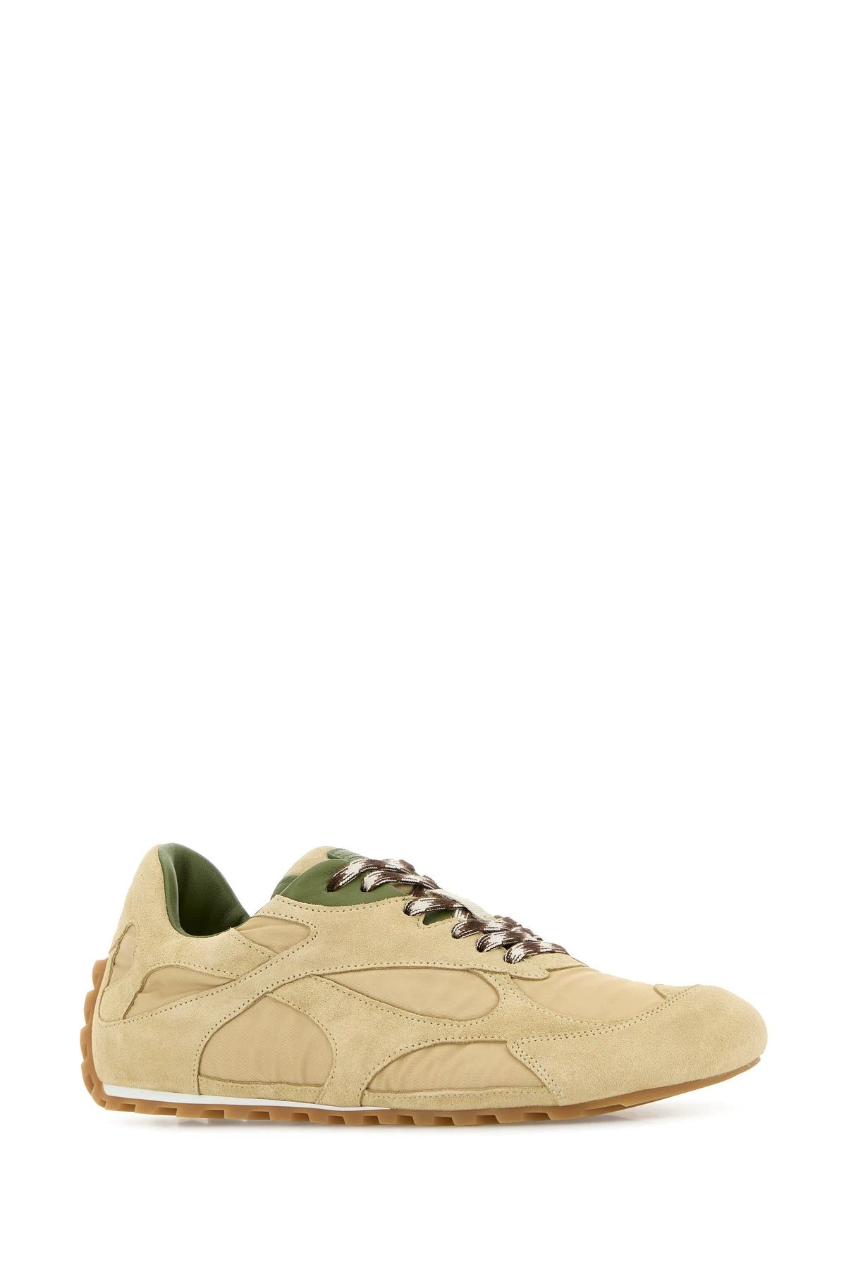 Bottega Veneta Men's Flash Orbit Sneakers in Beige