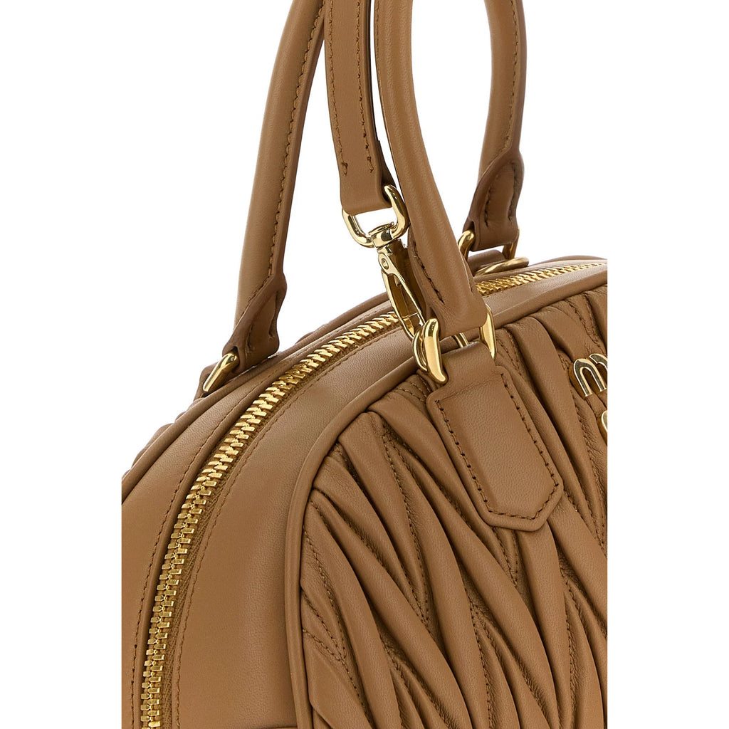 Miu Miu Women's Arcadie Shoulder Bag in Caramel