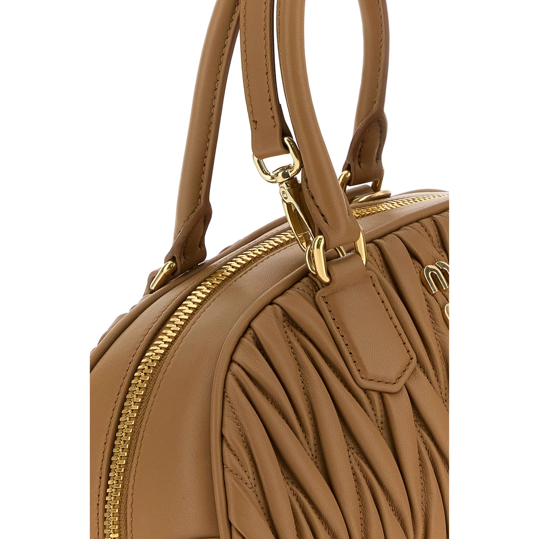 Miu Miu Women's Arcadie Shoulder Bag in Caramel