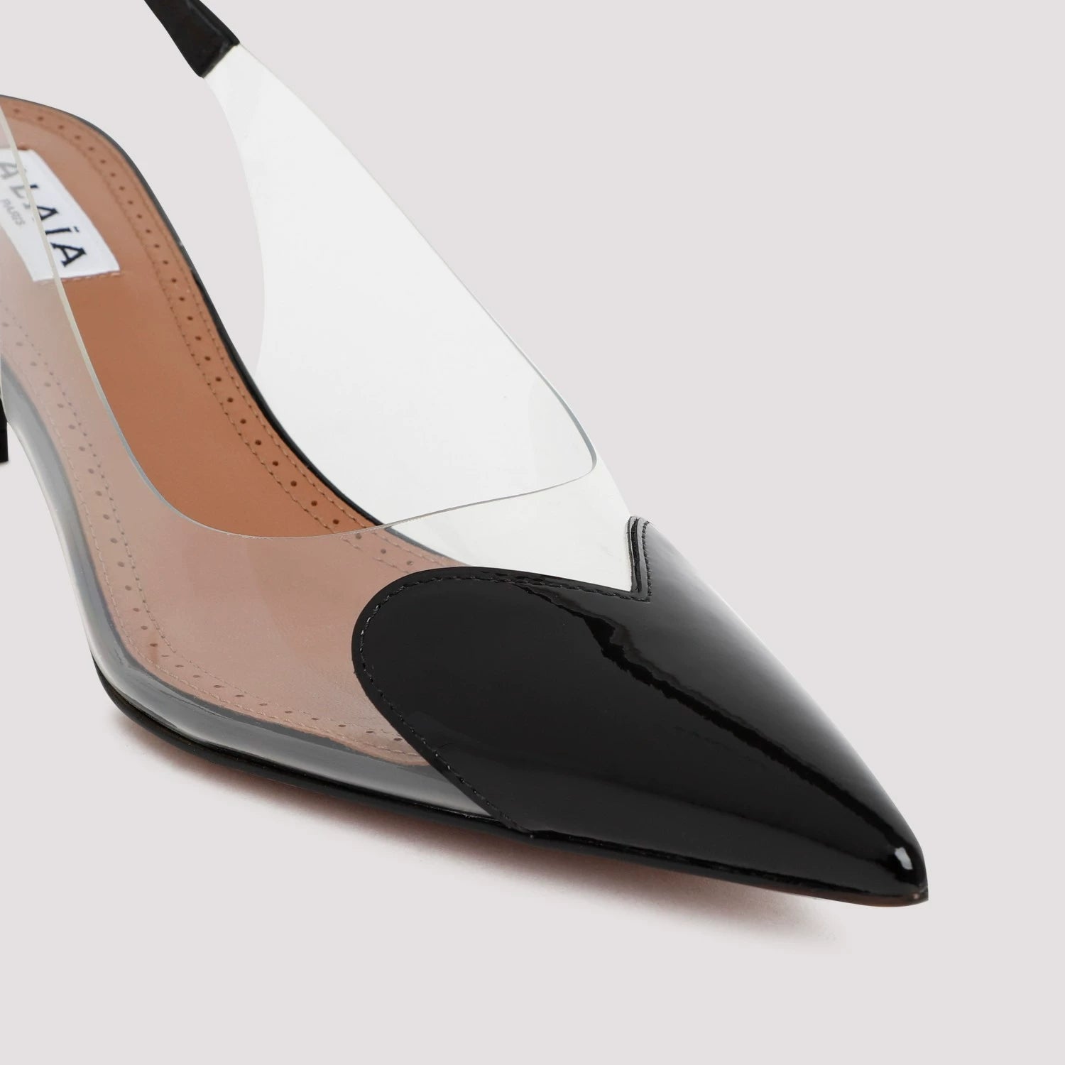 Alaia Slingback Pvc Heels in Black