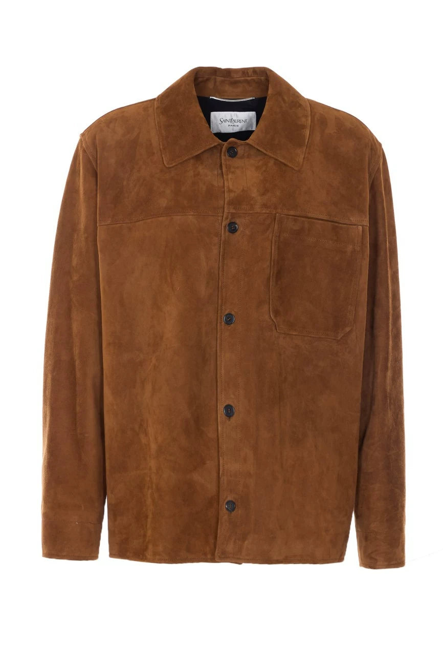 Ysl Men's Saint Laurent Leather Jacket