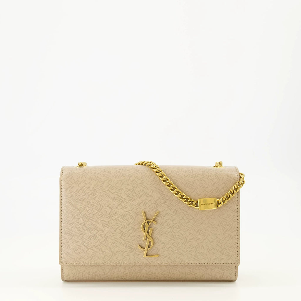 Saint Laurent YSL New Kate Small Shoulder Bag in White