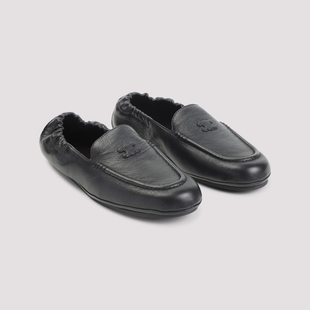 Celine Men's Triomphe Loafers in Black