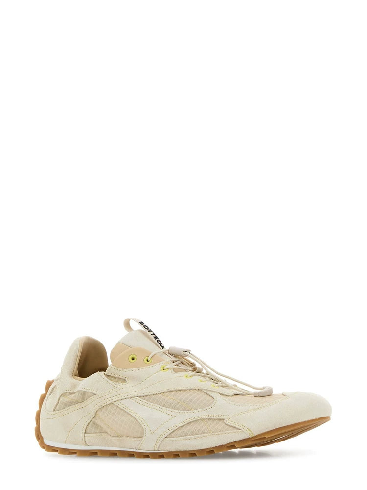Bottega Veneta Men's Flash Orbit Sneakers in Beige